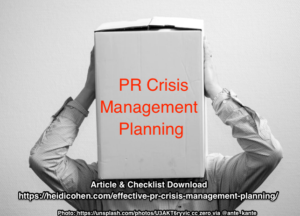 PR Crisis Management Planning: What You Need To Know To Survive